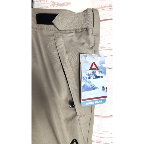 Tec-One Explorer 4XL Cashew Core Ski & Snowboarding Pants – Water Resistant - Picture 14 of 16